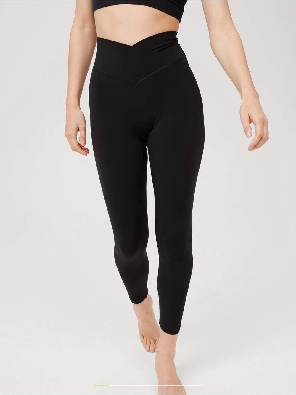 Offline by Aerie Crossover Black Leggings